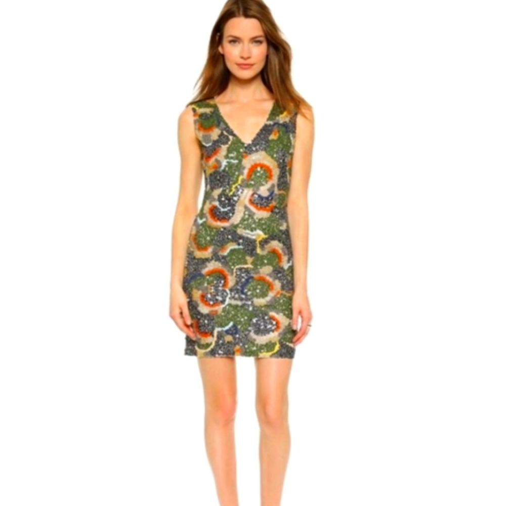 Alice + Olivia Alaina Embellished Beaded Dress